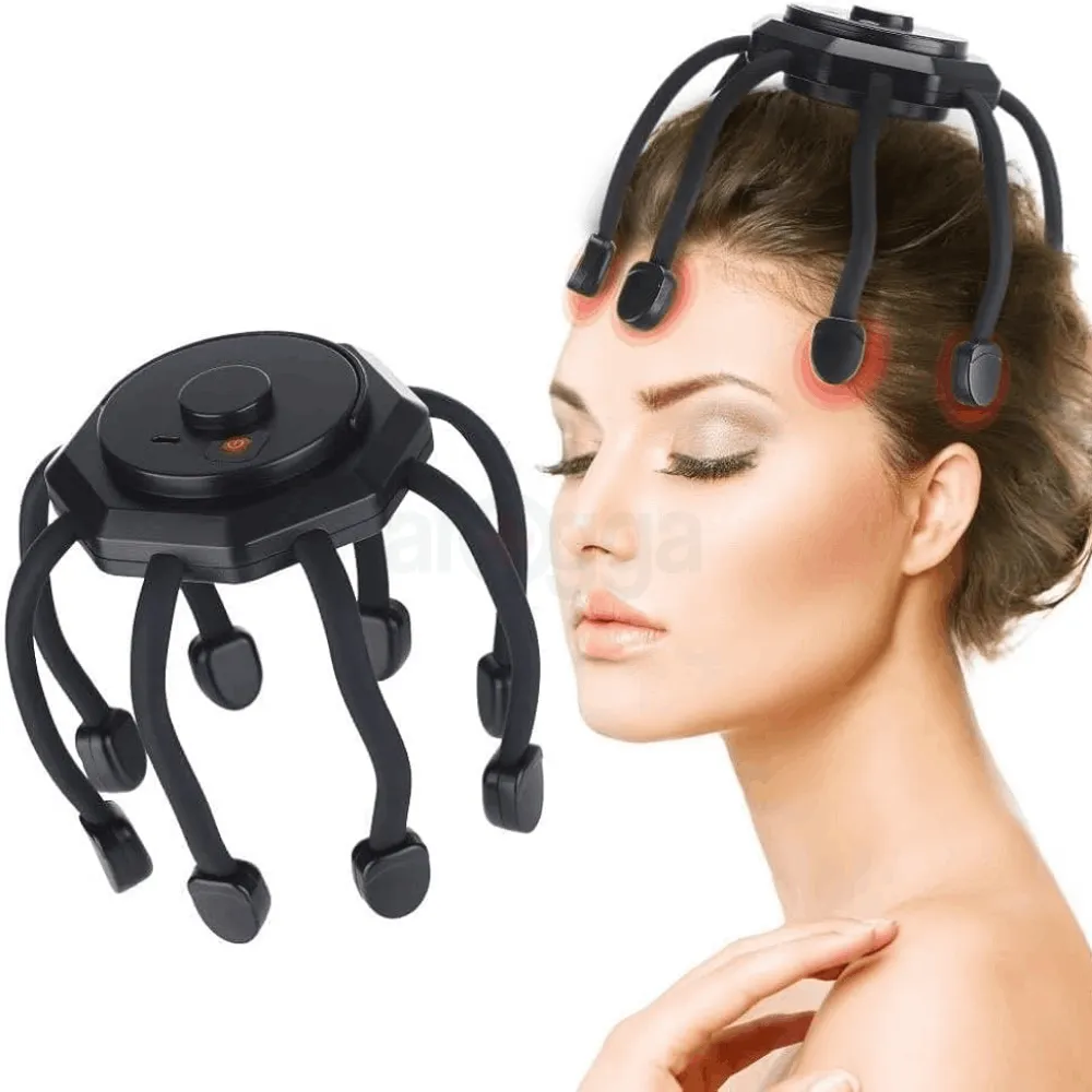 Electric Octopus Claw Scalp Massager Stress Relief Head Massager  