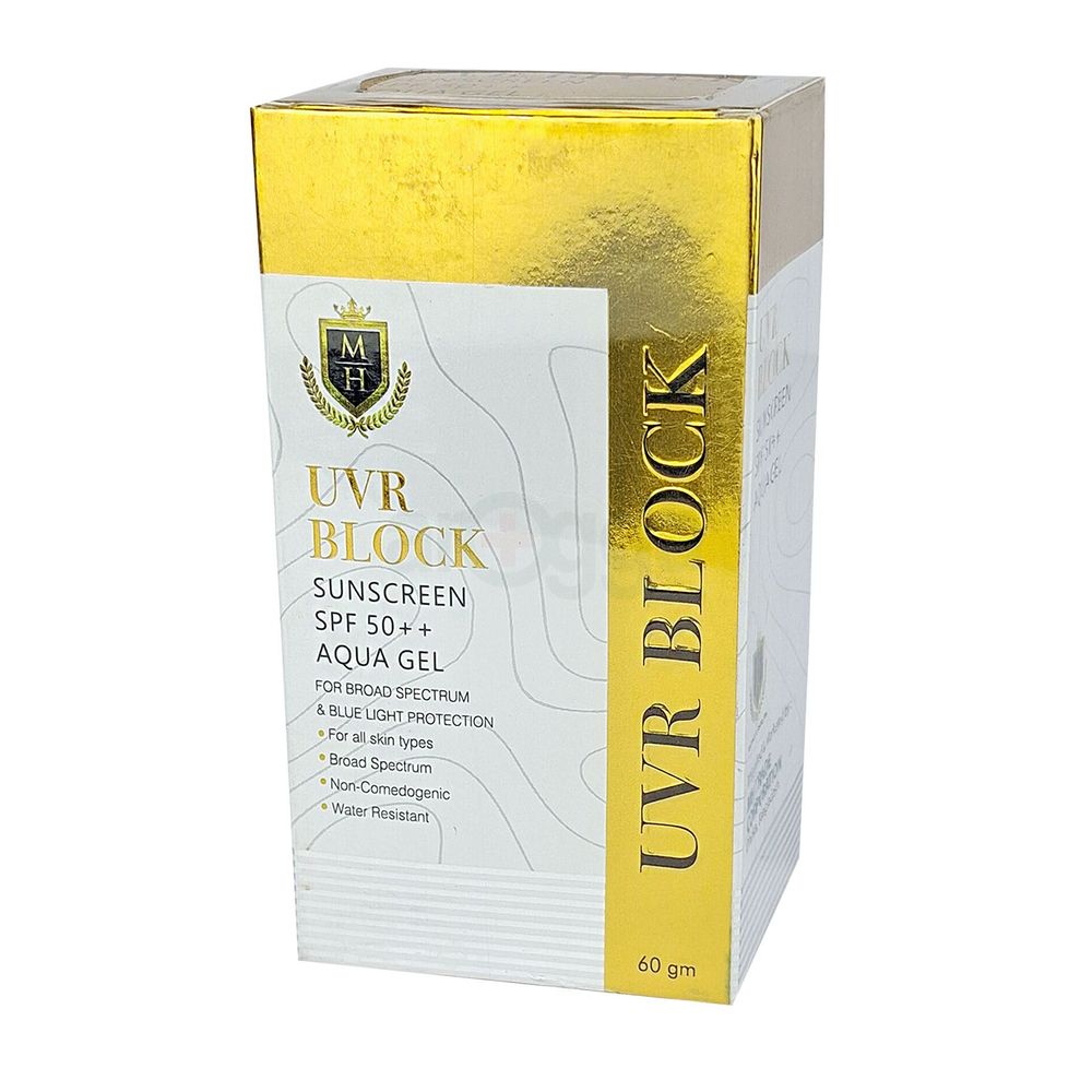 MH UVR Block Sunscreen SPF 50++ Aqua Gel 60gm  