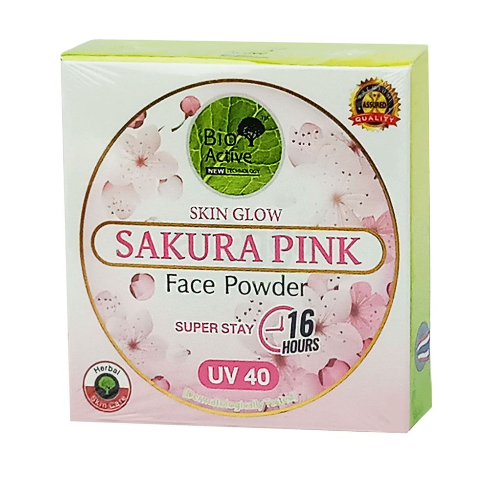Bio Active Skin Glow Sakura Pink Face Powder 12gm  