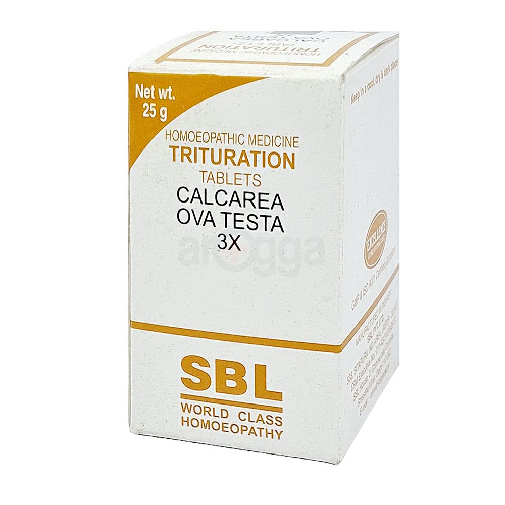 SBL Trituration Calcarea Ova Testa 3X 25gm  