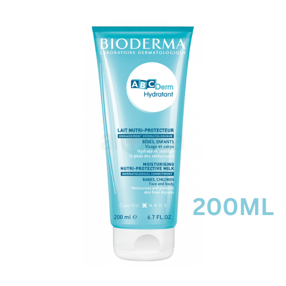 Bioderma ABCDerm Hydratant Moisturising Babies,Children Face & Body Cream 200ml  