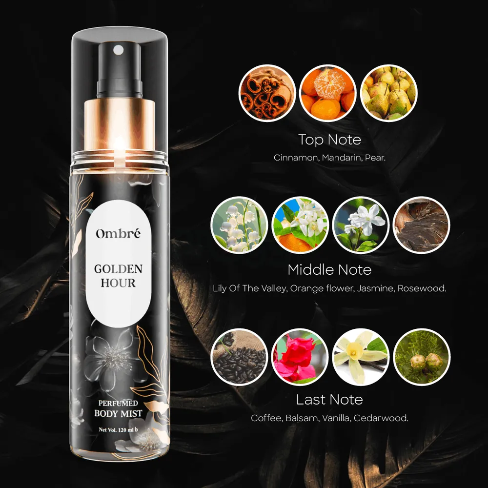 Ombre Perfumed Body Mist - Golden Hour  