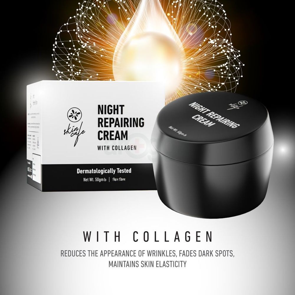 Skin Cafe Night Reparing Cream With Collagen 50g  