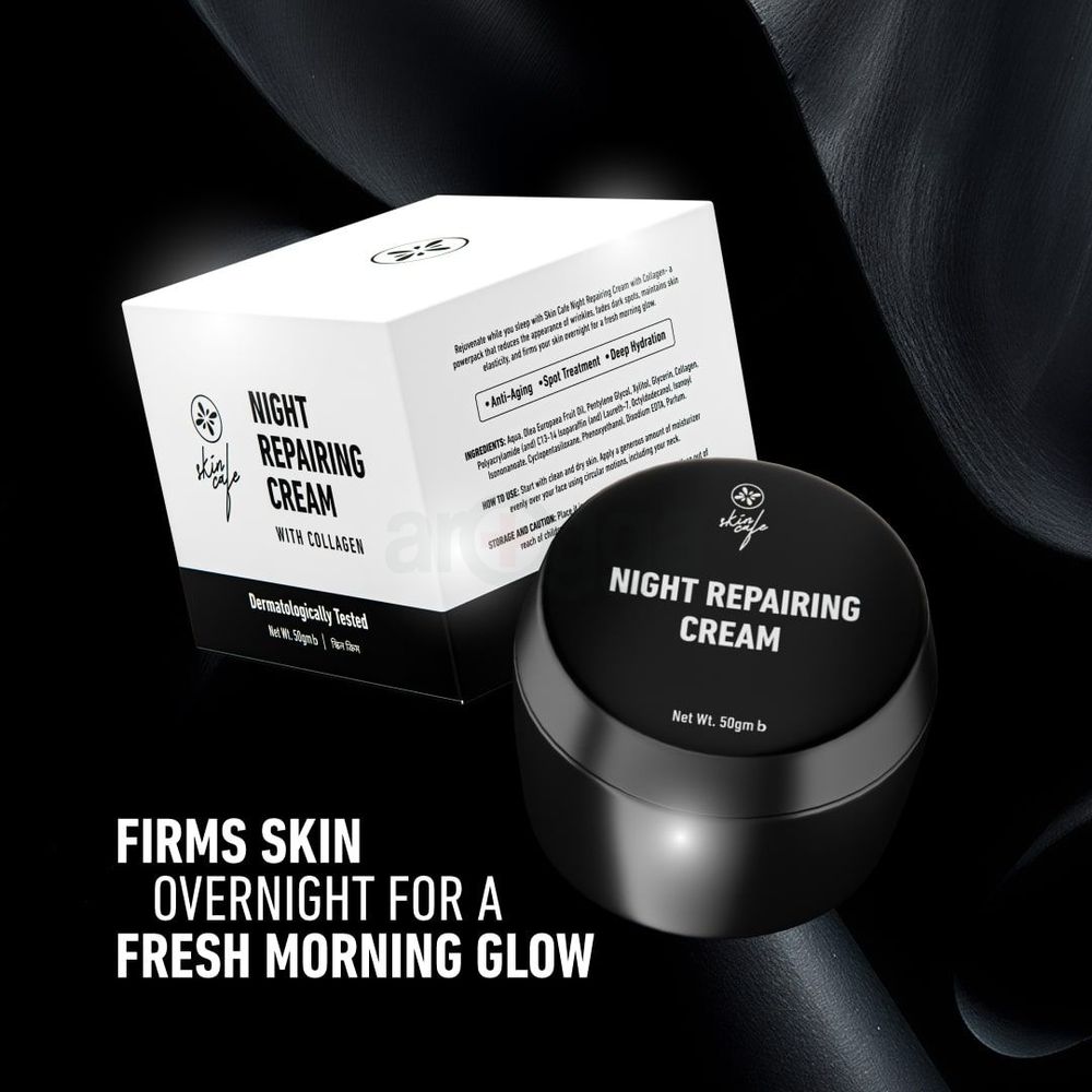 Skin Cafe Night Reparing Cream With Collagen 50g  