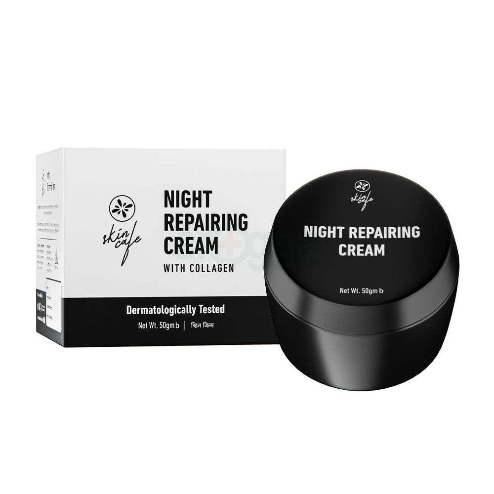 Skin Cafe Night Reparing Cream With Collagen 50g  