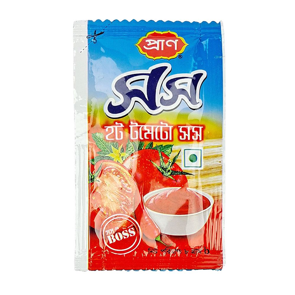 Pran Hot Tomato Sauce 8gm  