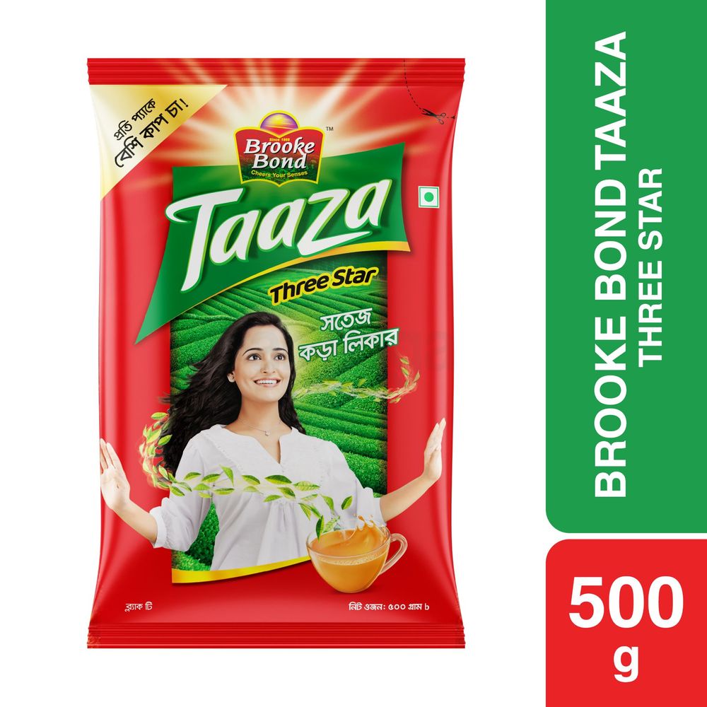 Brooke Bond Taaza Three Star 500g  