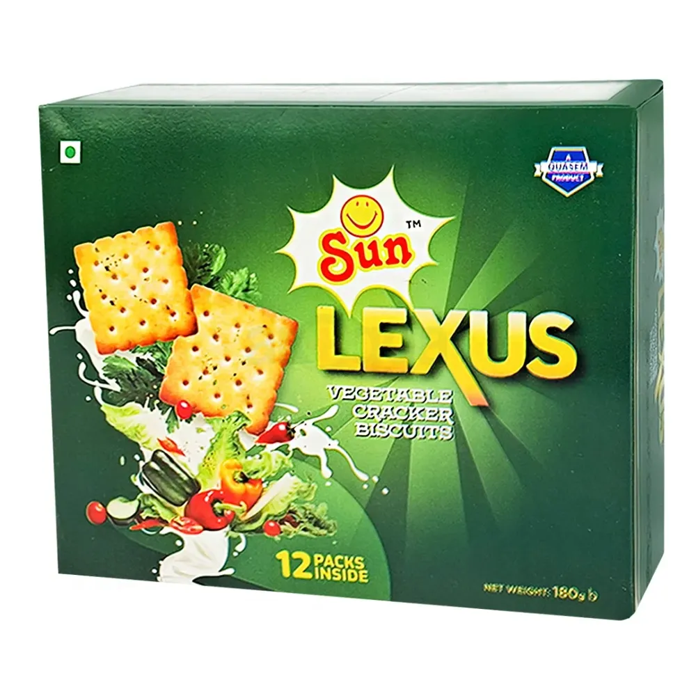Sun Lexus Vegetable Crackers Biscuit 180g  