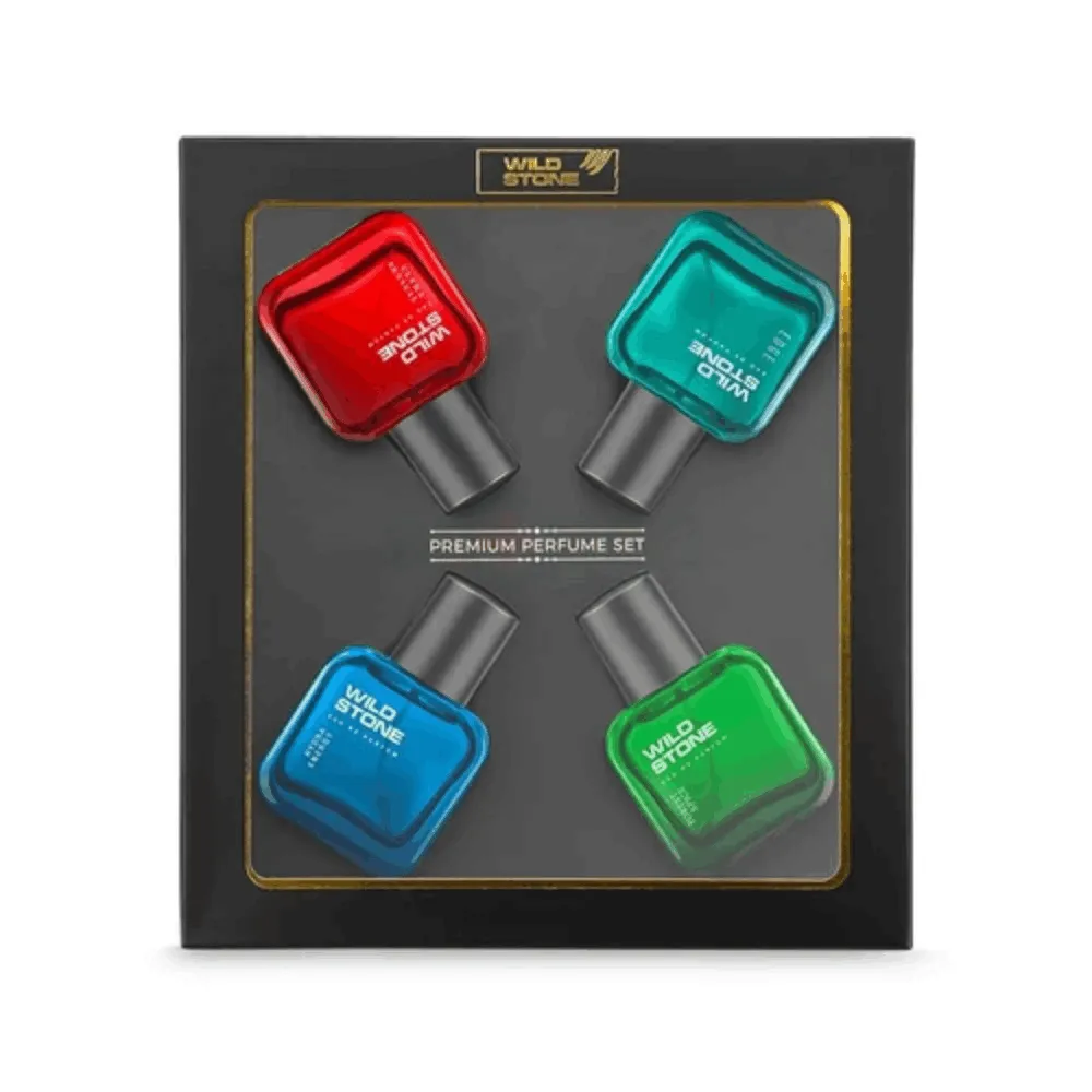 Wild Stone Edge, Forest Spice, Hydra Energy and Ultra Sensual Perfume Pack of 4  