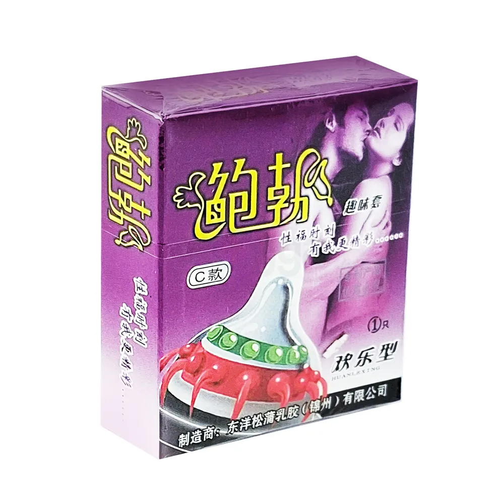 BOB Condom Hapoy Type Purple  