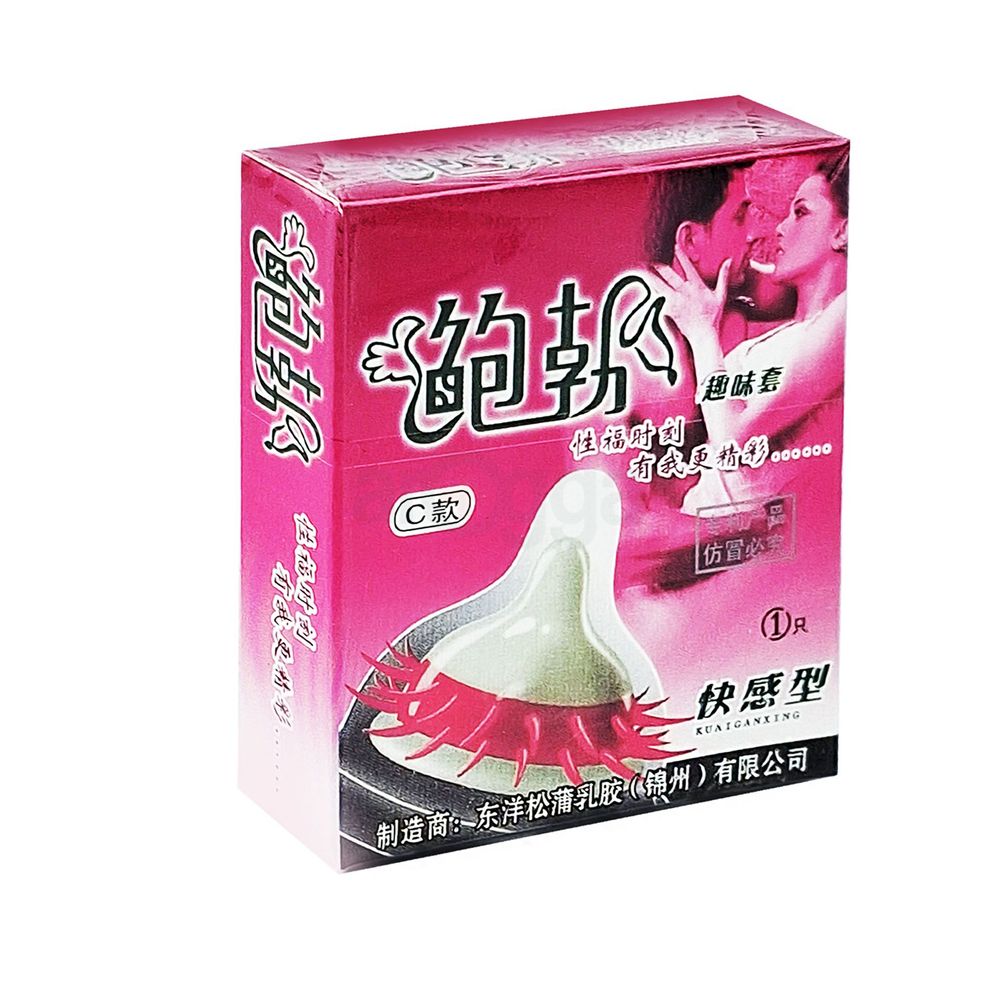 BOB Condom Pleasure Type Pink  
