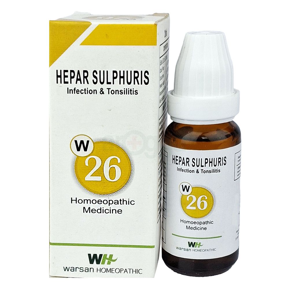 Hepar Sulphuris Infection & Tonsilitis (W26) 20ml  