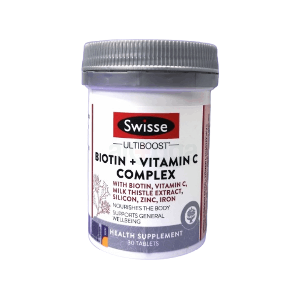 Swisse Ultiboost Biotin + Vitamin C Complex 30 tablets   