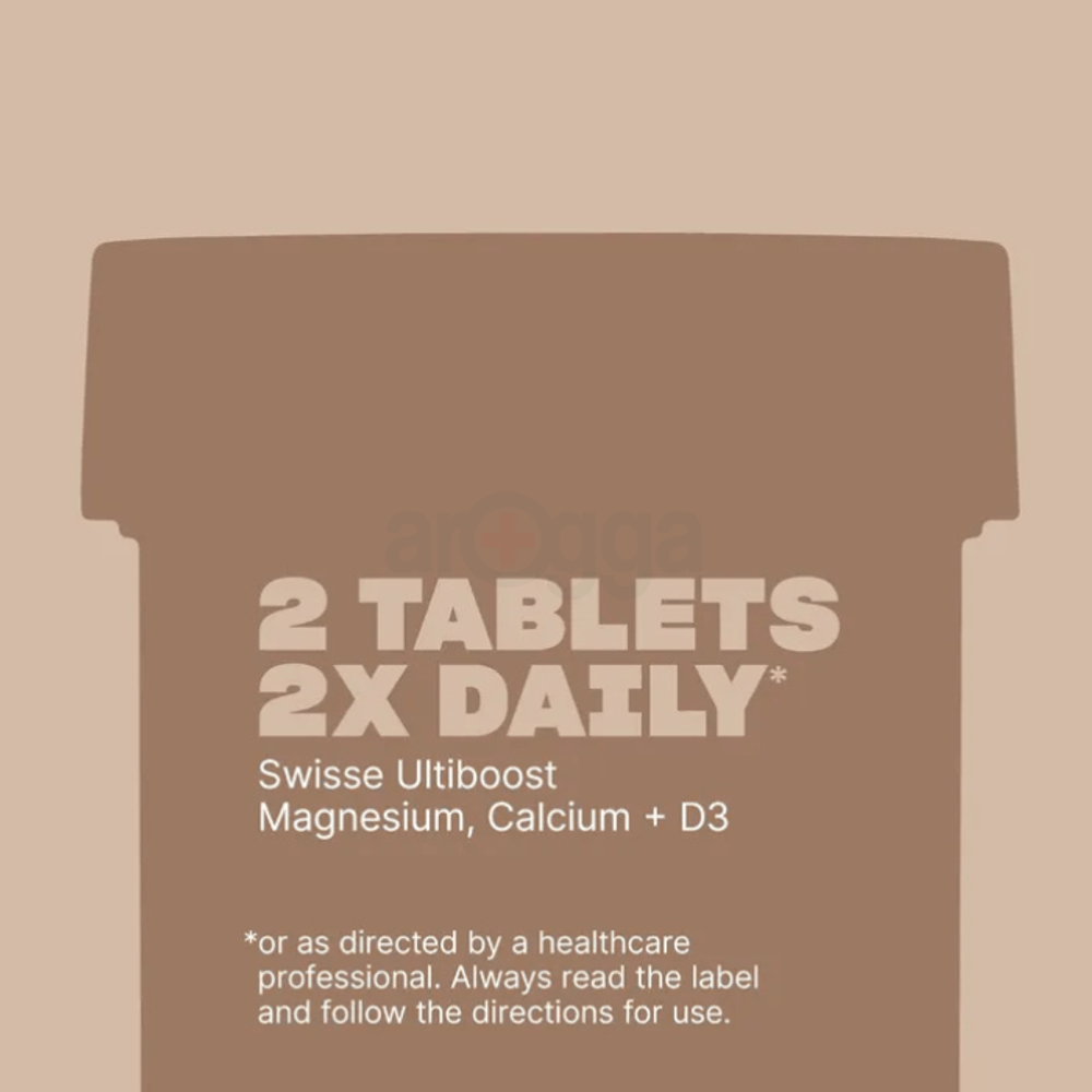 Swisse Ultiboost Magnesium, Calcium + D3 120 Tablets  