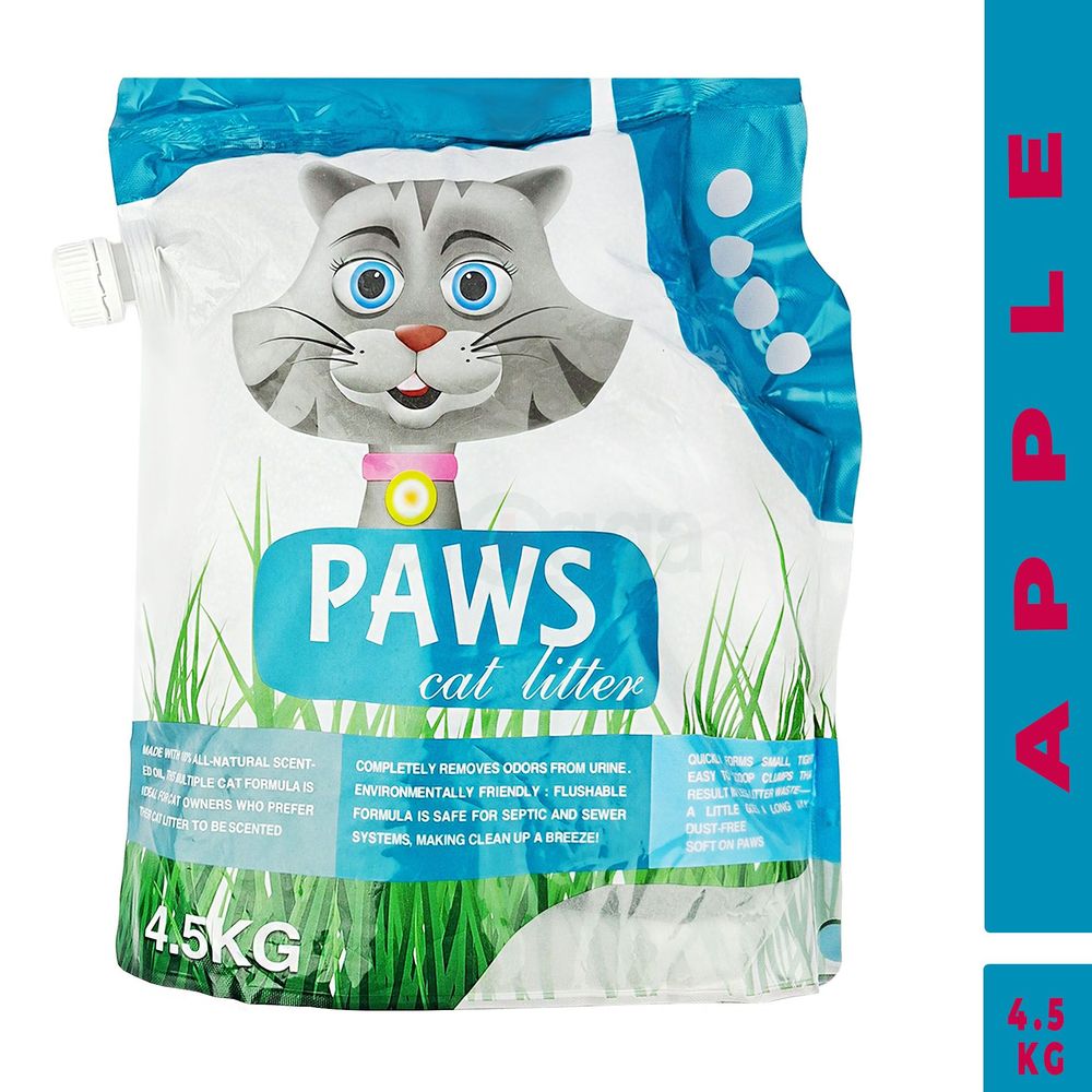 Paws Cat Litter Apple - 4.5kg  