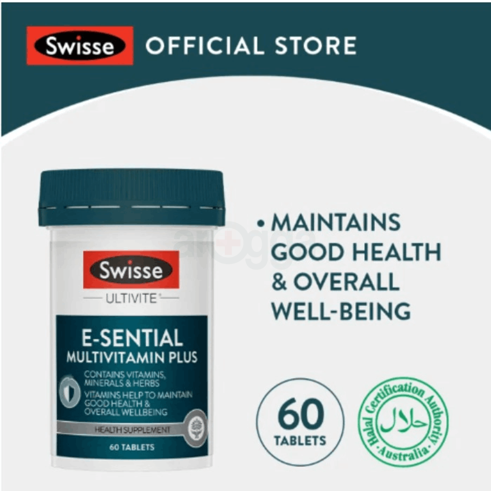 Swisse Ultivite E-sential Multivitamin Plus 60 Tablets  