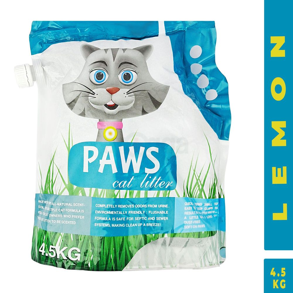 Paws Cat Litter Lemon - 4.5kg  