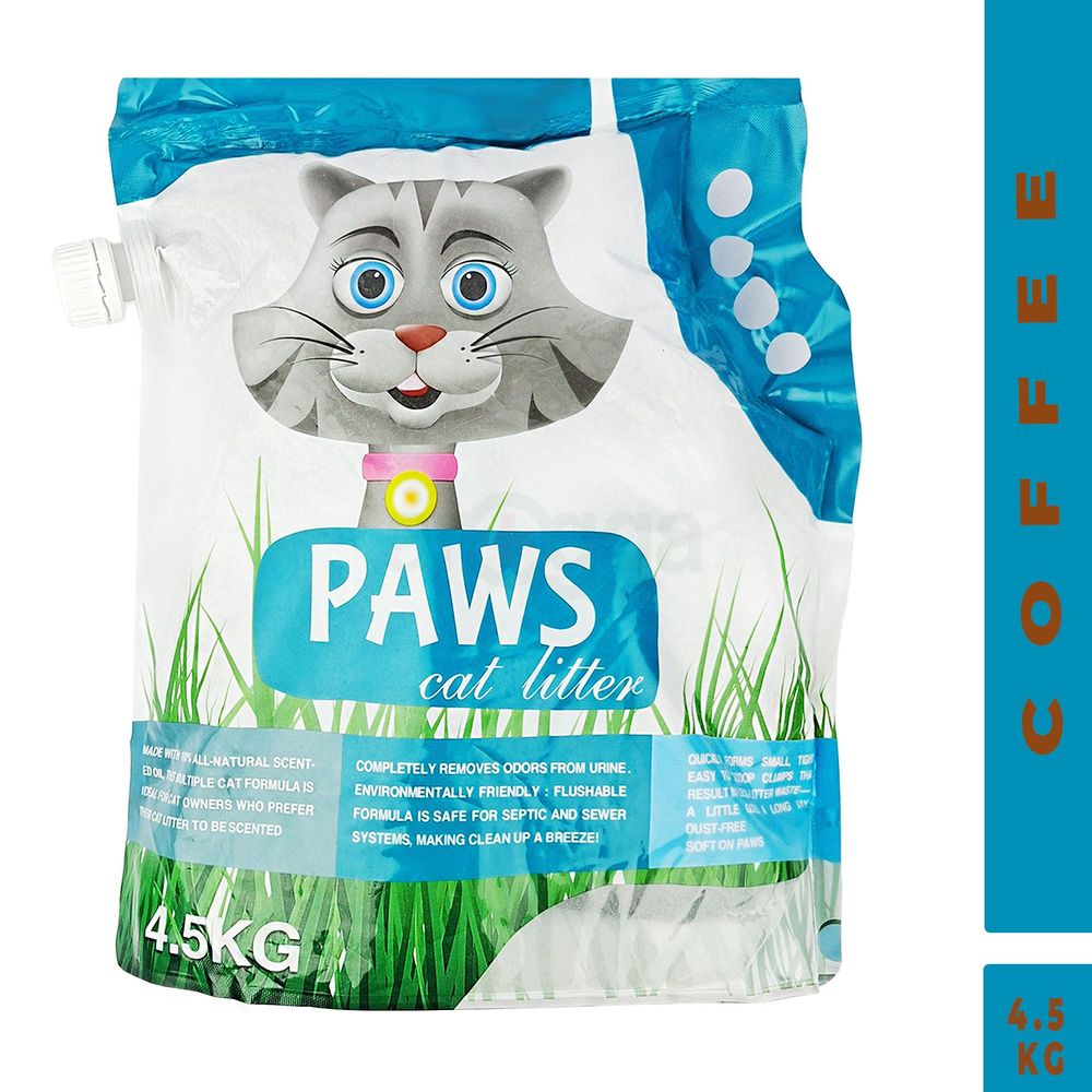 Paws Cat Litter Coffee - 4.5kg  