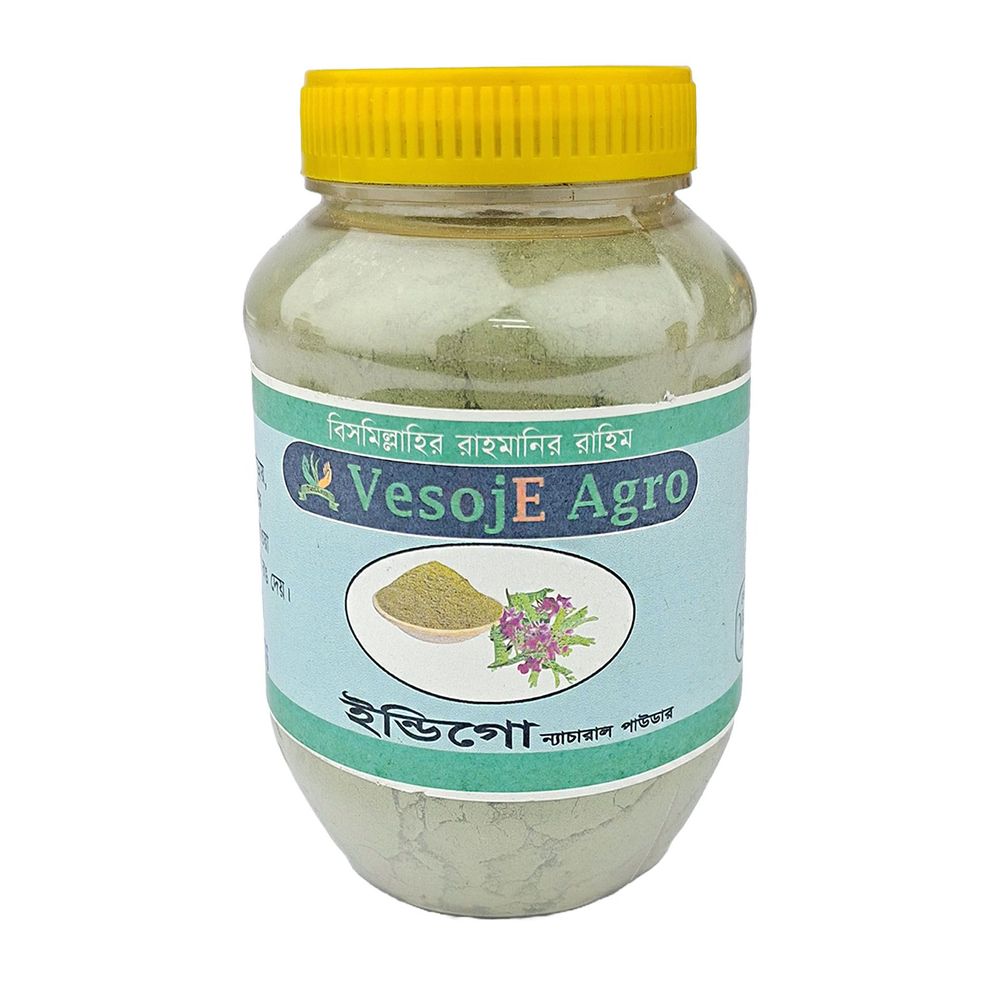Indigo Natural Powder ইন্ডিগো ন্যাচারাল পাউডার গুড়া (Vesoje) 100gm  