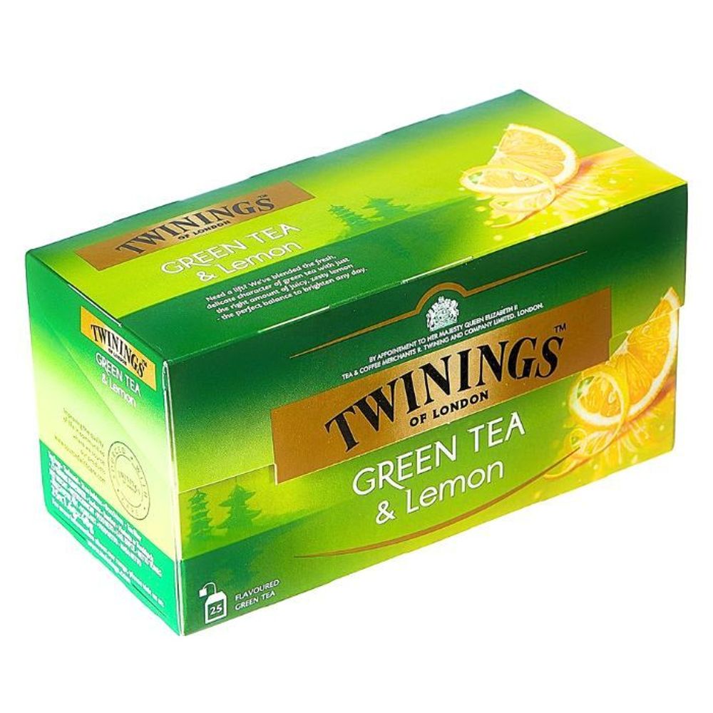 Twinings of London Green and Lemon Tea 25 Tea Bags  