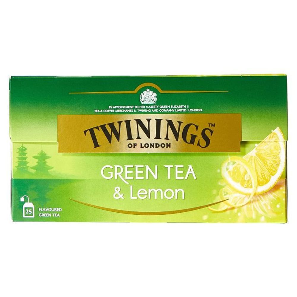 Twinings of London Green and Lemon Tea 25 Tea Bags  