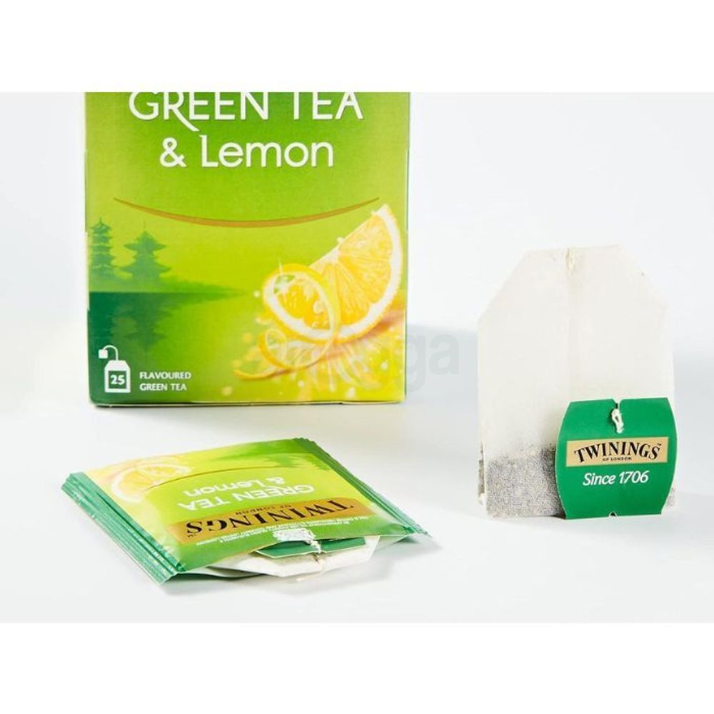 Twinings of London Green and Lemon Tea 25 Tea Bags  