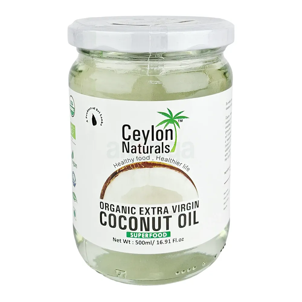 Ceylon Naturals Organic Extra Virgin Coconut Oil 500ml  
