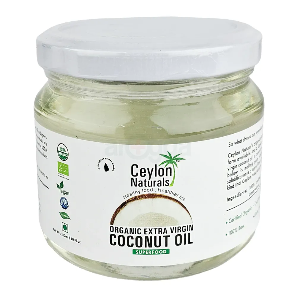 Ceylon Naturals Organic Extra Virgin Coconut Oil 300ml  
