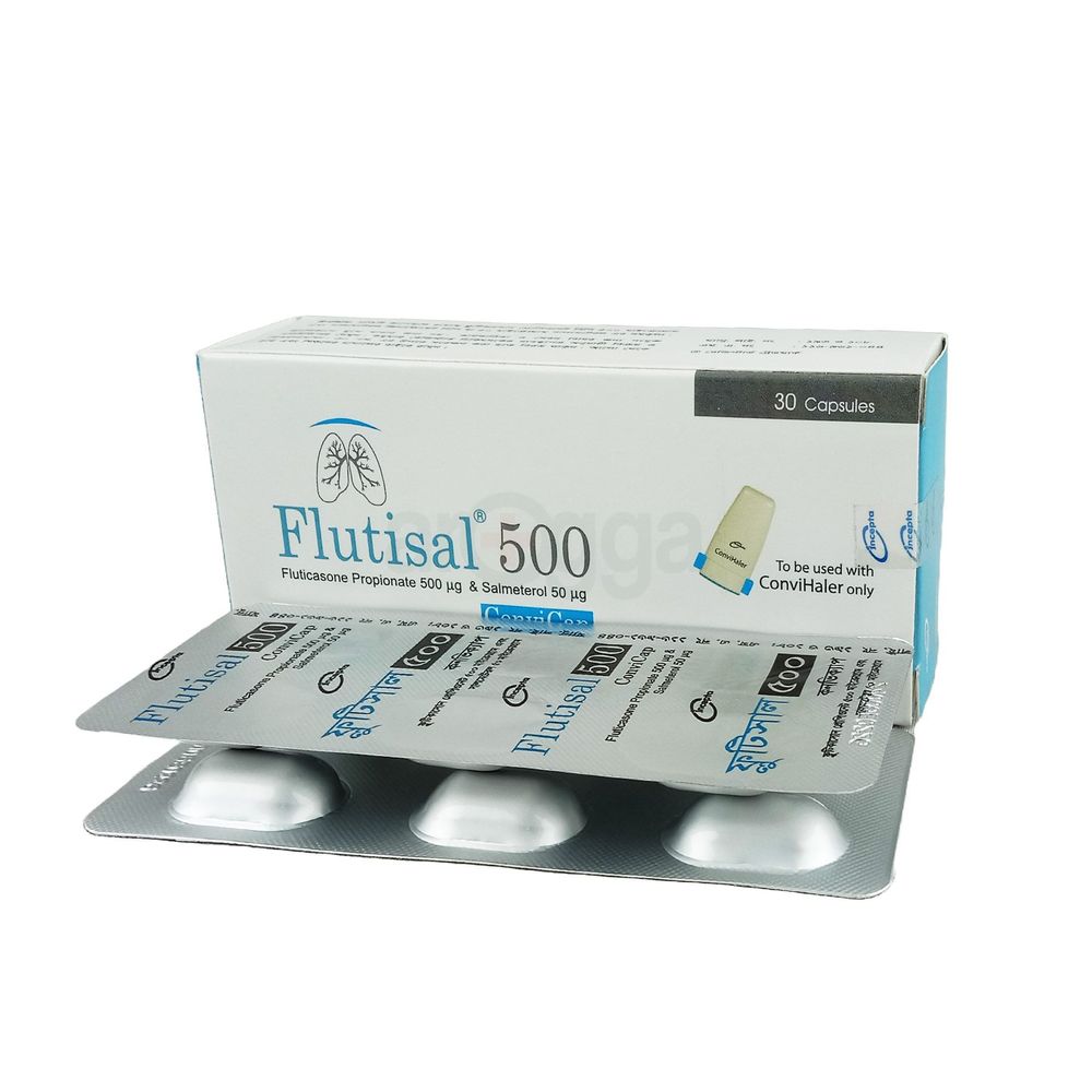 Flutisal 500 Convicap 50mcg+500mcg Capsule