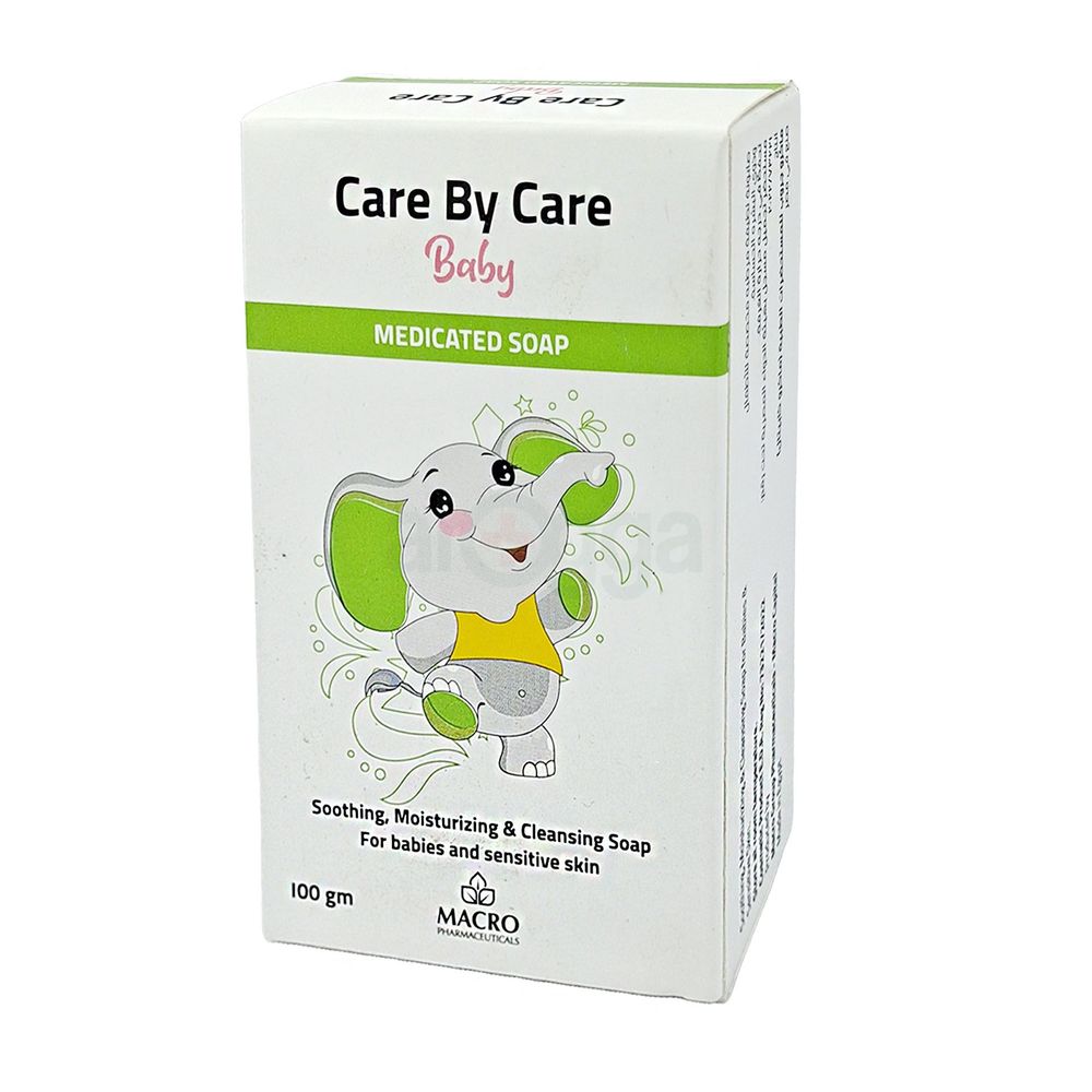 Macro Care By Care Baby Medicated Soap 100gm - for Babies and Sensitive Skin  