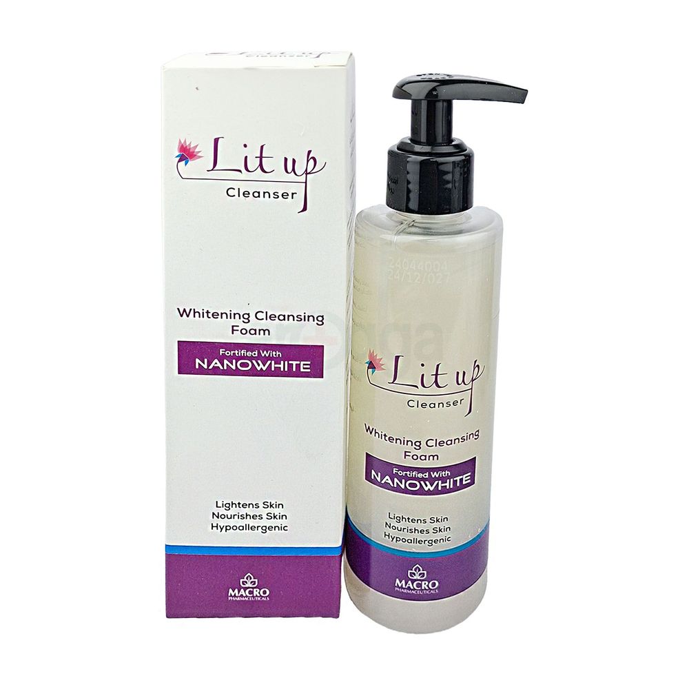 Lit Up Cleanser Whitening Cleansing Foam 200ml  