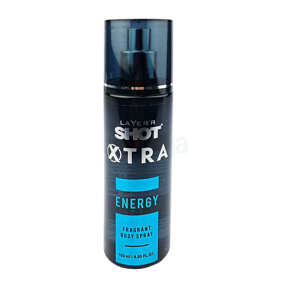 Layer’r Shot Xtra Energy Fragrant Body Spray 120ml  