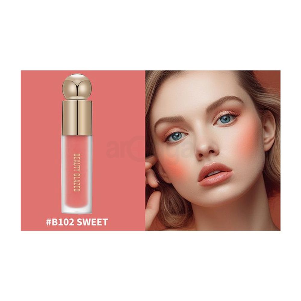 Beauty Glazed Weightless Creme Liquid Blush 102 - Sweet  