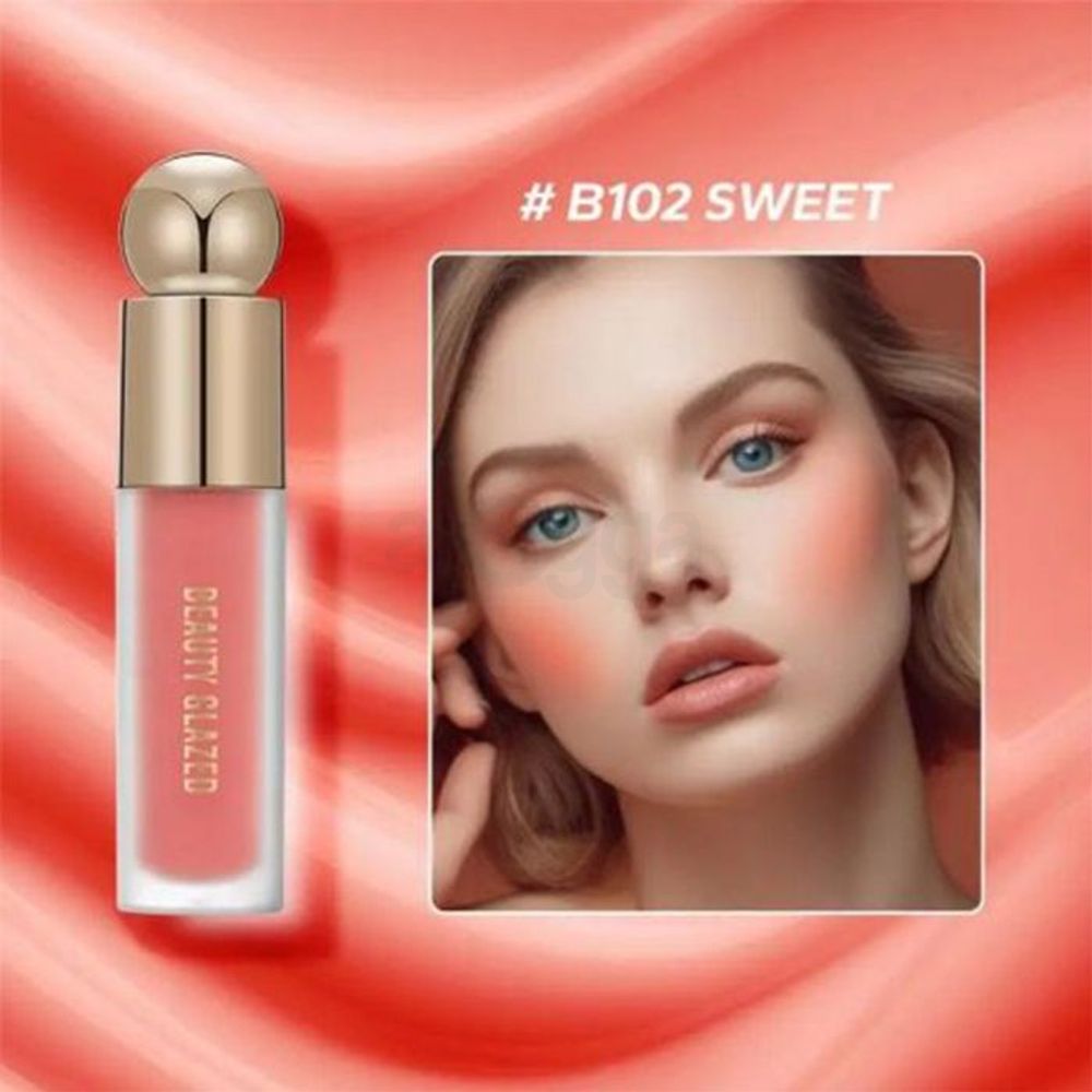 Beauty Glazed Weightless Creme Liquid Blush 102 - Sweet  