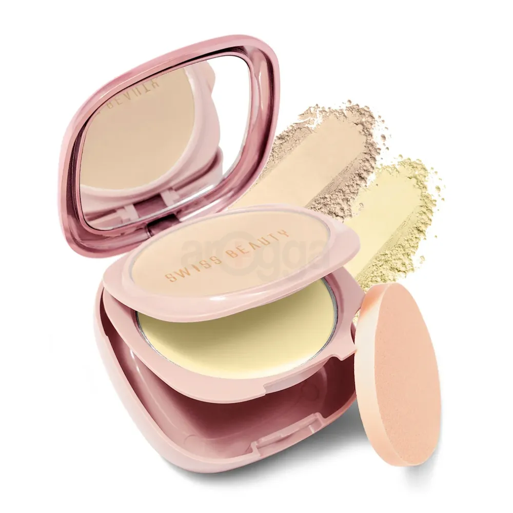 Swiss Beauty Matte & Set Duo Oil Free Compact Powder - Sand 03  