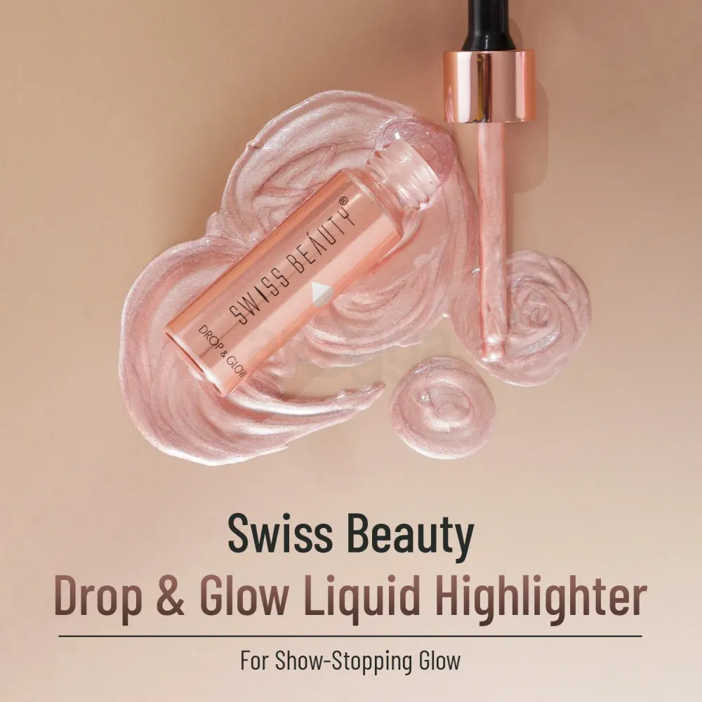 Swiss Beauty Liquid Highlighter Drop & Glow - 02 Gold  