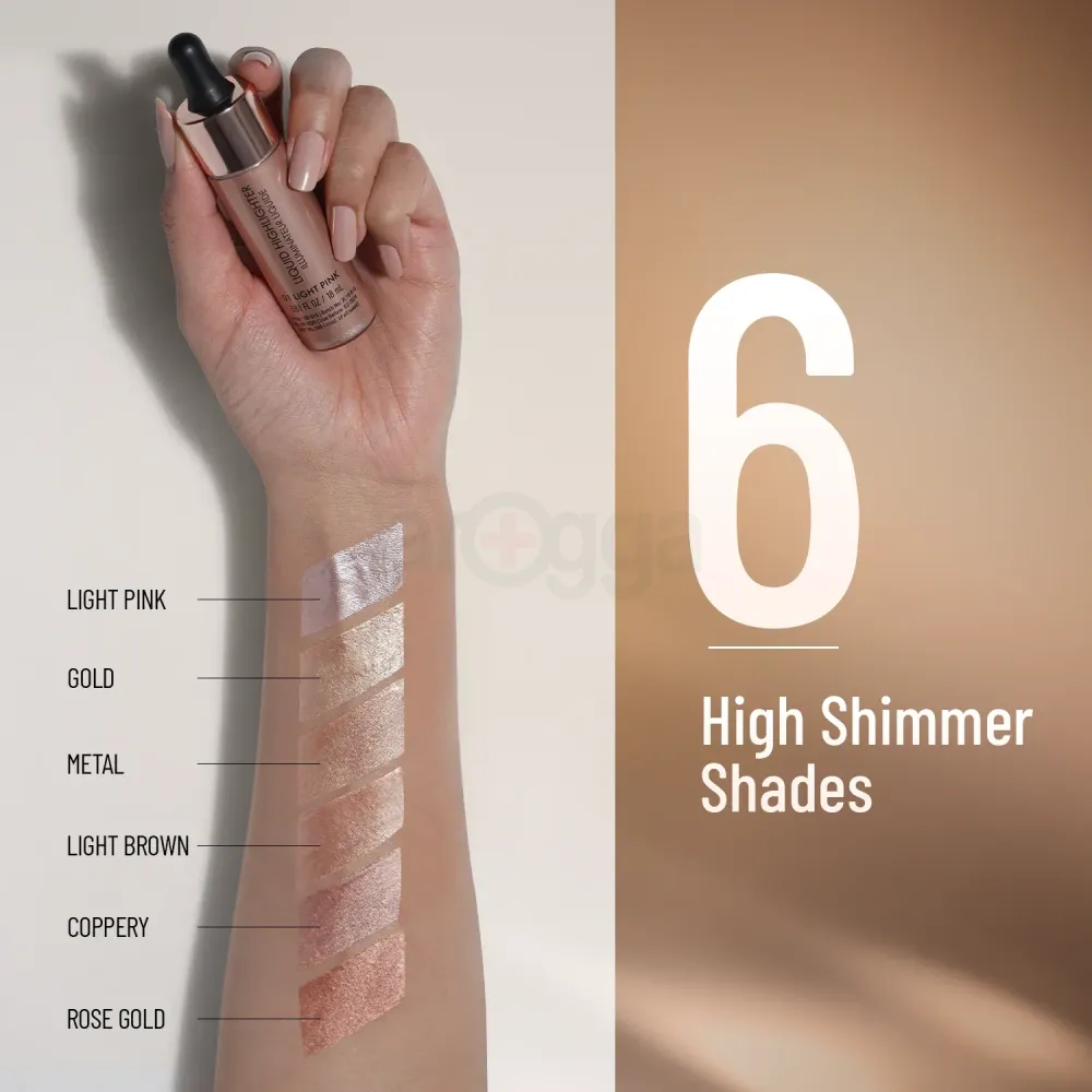 Swiss Beauty Liquid Highlighter Drop & Glow - 02 Gold  