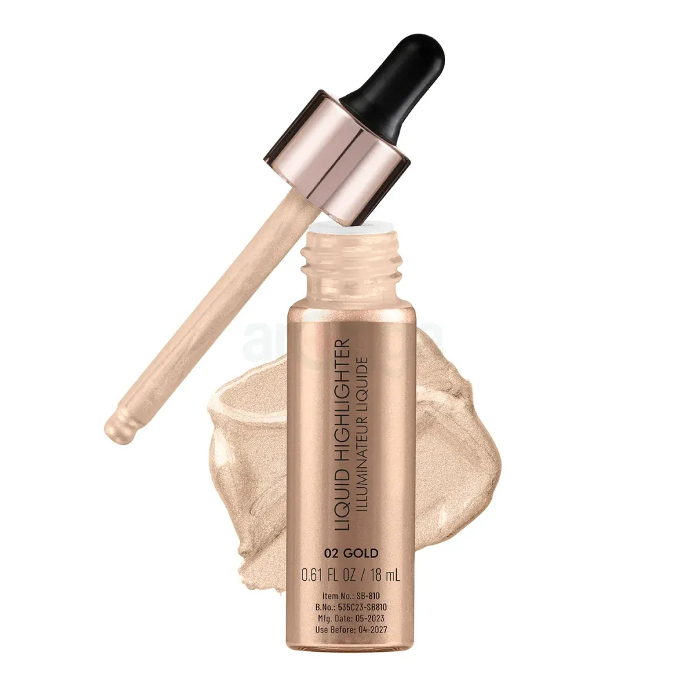 Swiss Beauty Liquid Highlighter Drop & Glow - 02 Gold  