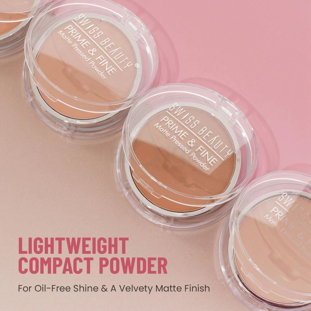 Swiss Beauty Matte Pressed Powder Nude Beige 03  
