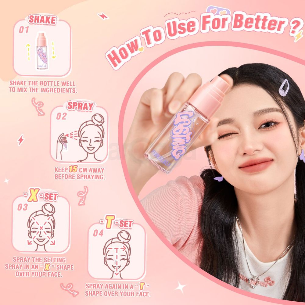 Pink Flash Lasting Setting Spray  