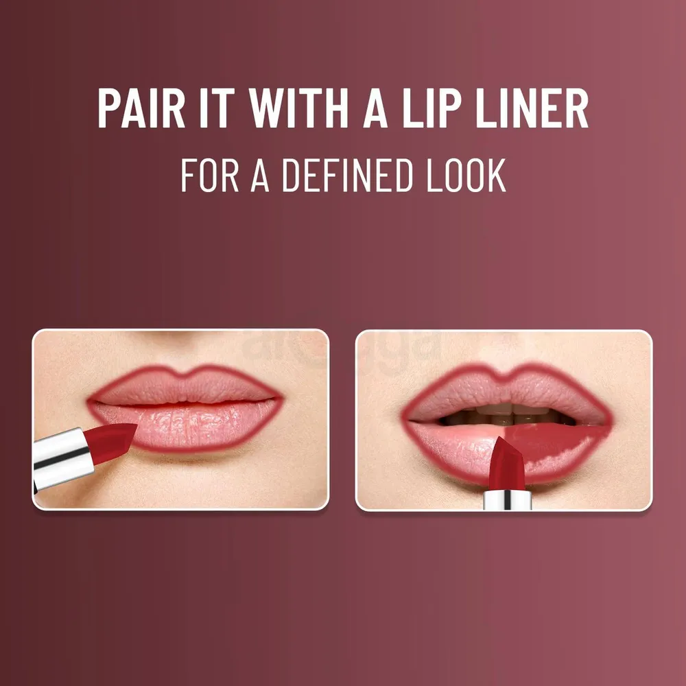 Swiss Beauty Pure Matte Lipstick Peaches N Cream 202  