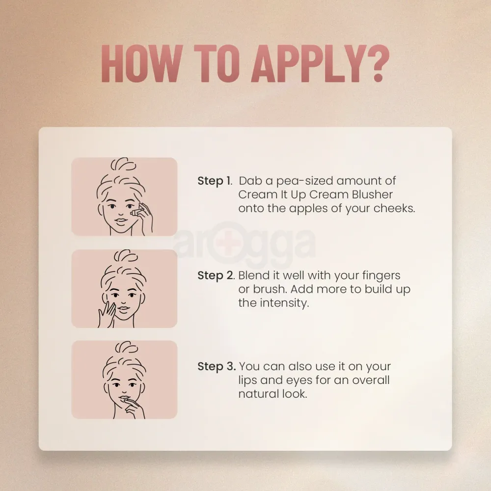 Swiss Beauty Cream it up Blush with Shea Butter - Rosy Cheeks 01  