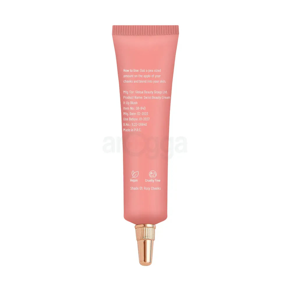 Swiss Beauty Cream it up Blush with Shea Butter - Rosy Cheeks 01  