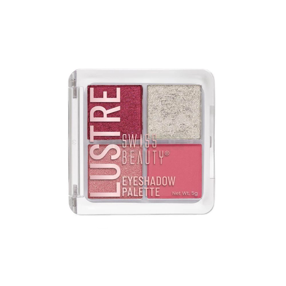 Swiss Beauty Lustre Eyeshadow Palette - 01 Rose n Petals  