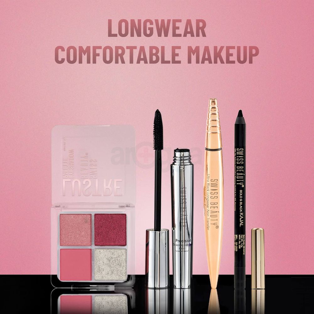 Swiss Beauty Lustre Eyeshadow Palette - 01 Rose n Petals  