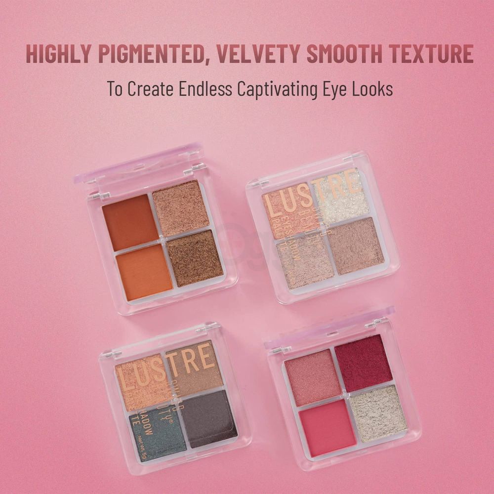 Swiss Beauty Lustre Eyeshadow Palette - 01 Rose n Petals  