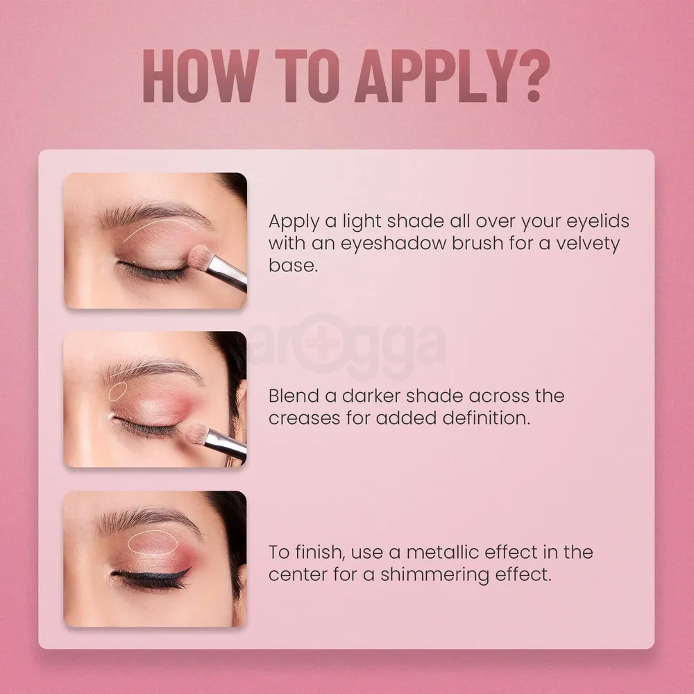 Swiss Beauty Lustre Eyeshadow Palette - 04 Shimmer n Shine  