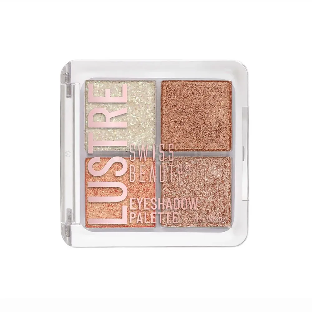 Swiss Beauty Lustre Eyeshadow Palette - 04 Shimmer n Shine  