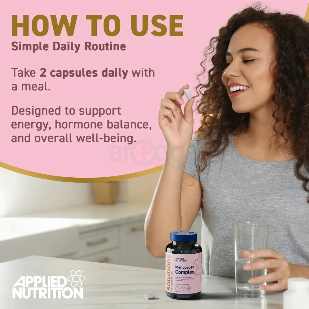Applied Nutrition Menopause Complex Solutions 60 Capsules  