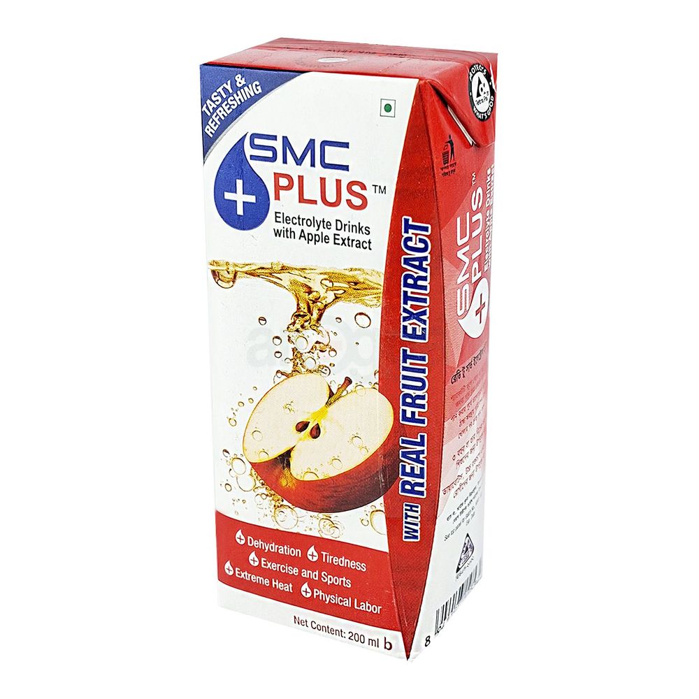 SMC PLUS Apple Flavor Electrolyte Drink 200ml  